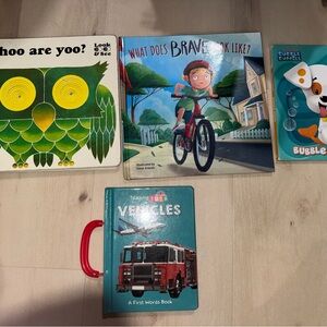 Vehicles, Animals, brave and bubble guppies - Board Books
